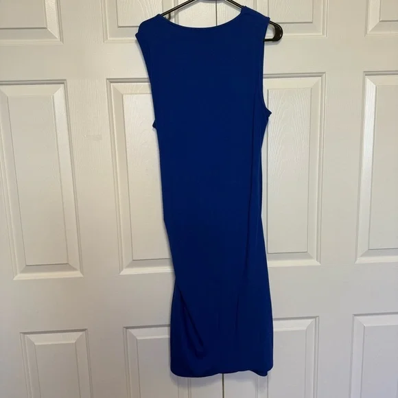 RACHEL Rachel Roy Blue V-Neck Sheath Mini Dress NWT - Picture 5 of 5